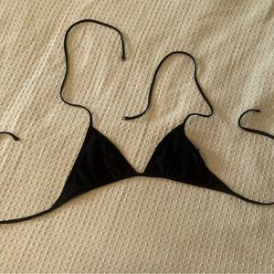 Aerie black bikini top